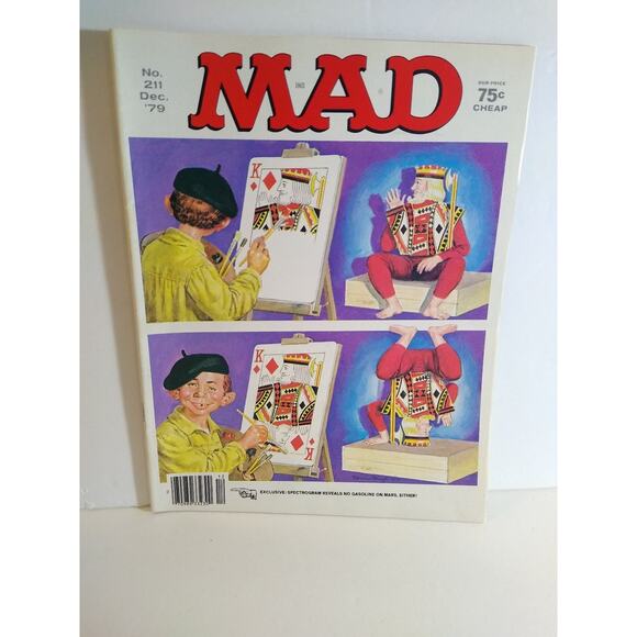MAD Magazine #211 Mad Dec. 1979 Vintage Comic Book China Syndrome Chips TV Show - Picture 1 of 5
